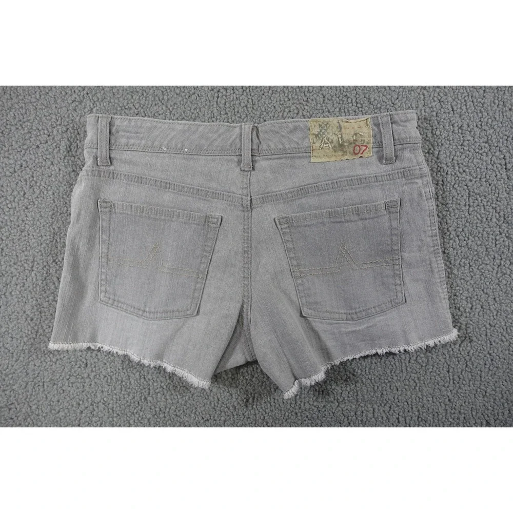 American Living Jeans Shorts Girls Size 16 Gray Frayed Stretch NWT